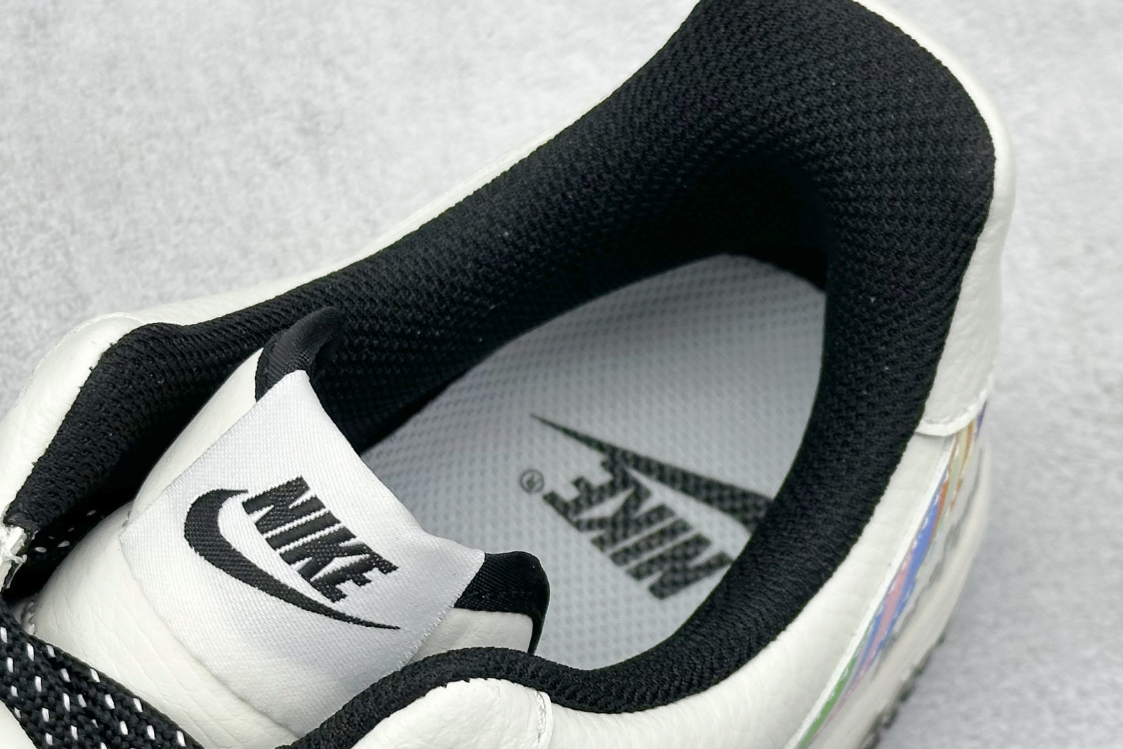 耐克FOD x Nike Air Force 1'07 Low纯原版本空军一号AF1白灰黑七彩镭射钩板鞋 莆田耐克货源 货号:LW9279-011