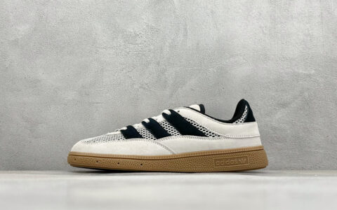 阿迪达斯adidas Handball Spezial ST纯原版本手球系列黑灰生胶复古板鞋 莆田复刻鞋代理 货号：JI2608