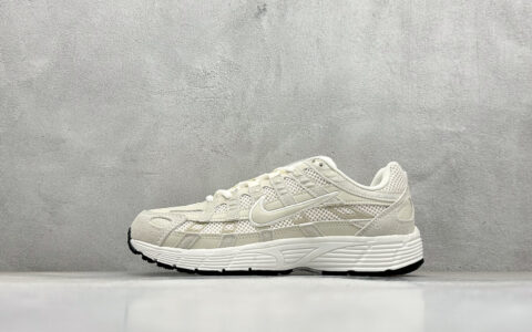 耐克Nike P-6000纯原版本灰白色复古厚底老爹鞋 莆田鞋货源 货号：HF0015-100