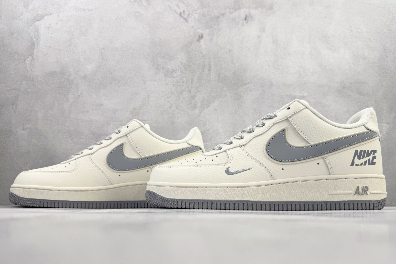 耐克Nike Air Force 1'07 Low纯原版本空军一号AF1米白灰标低帮板鞋 莆田耐克货源 货号:CS5288-042