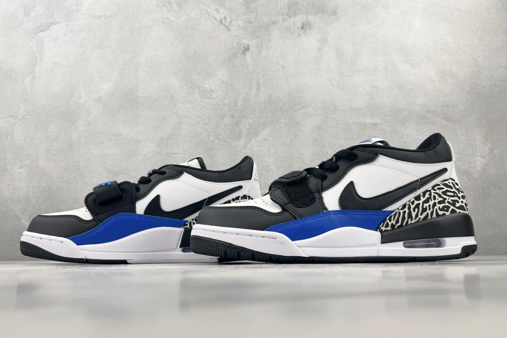 乔丹Jordan Legacy 312 白黑蓝 纯原版本 实拍图 5