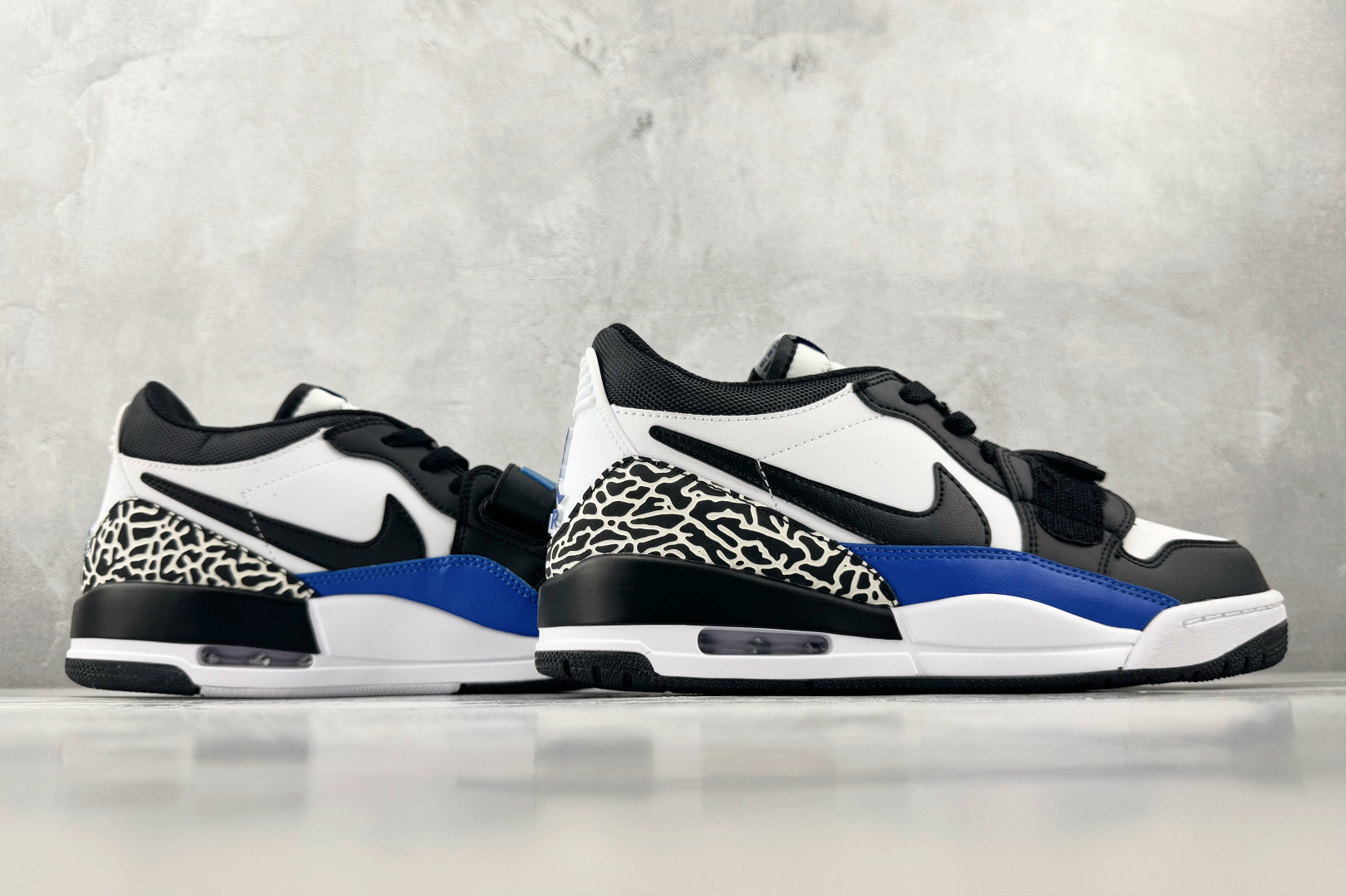 乔丹Jordan Legacy 312 白黑蓝 纯原版本 实拍图 6