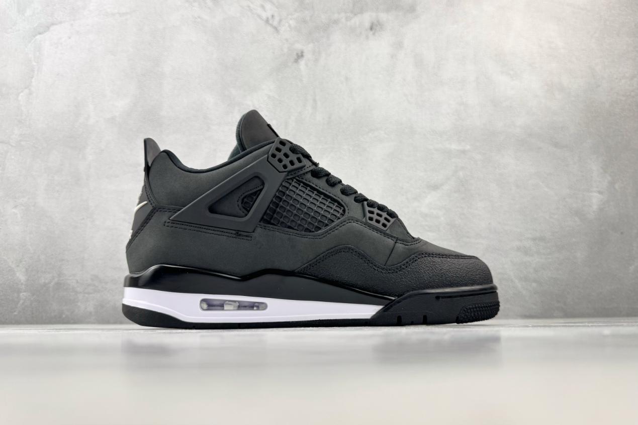 乔丹Nigel Sylvester x Jordan Air Jordan 4 Retro OG SP AJ4黑色低帮男子文化篮球鞋纯原版本 货号：HF4340-001