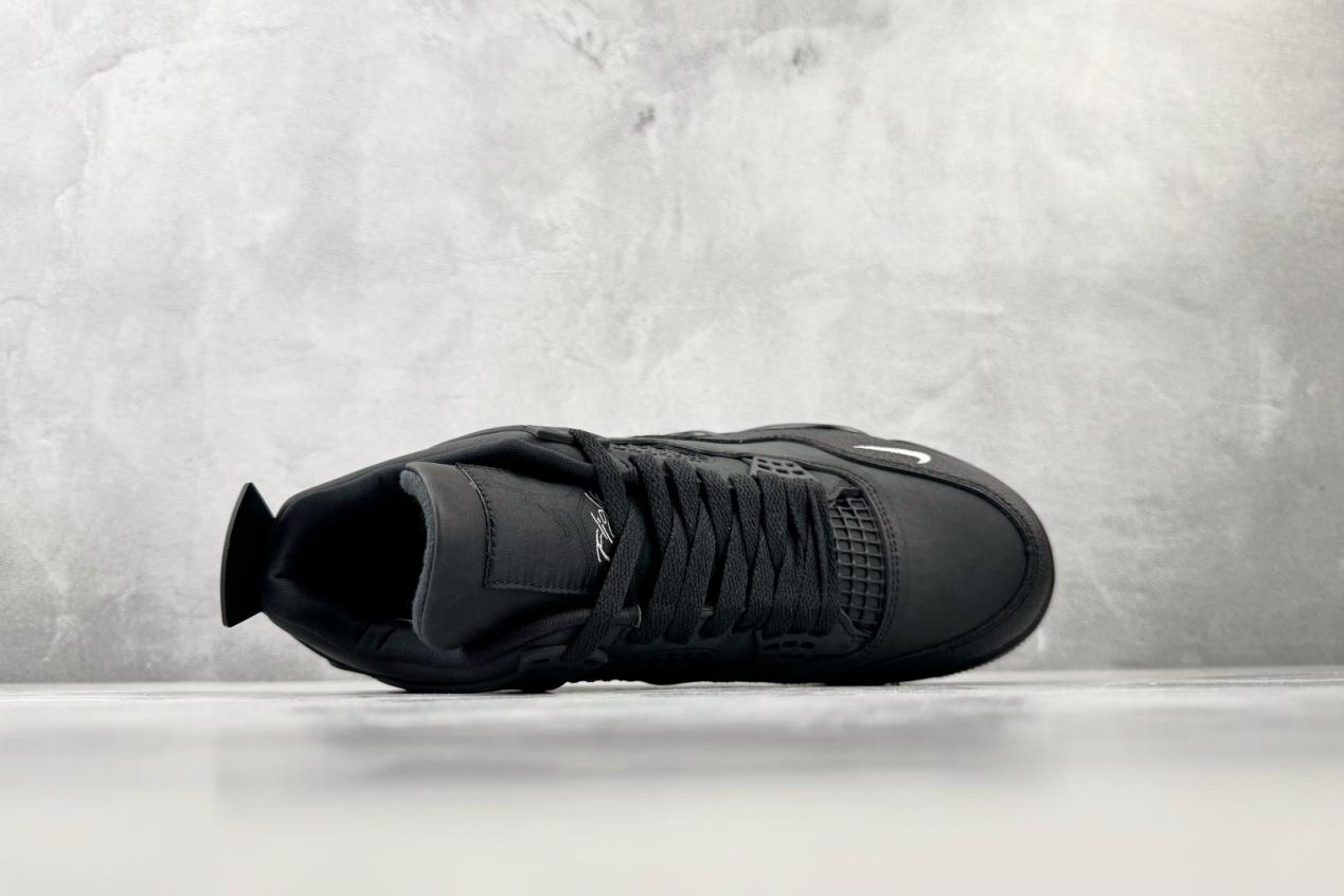 乔丹Nigel Sylvester x Jordan Air Jordan 4 Retro OG SP AJ4黑色低帮男子文化篮球鞋纯原版本 货号：HF4340-001