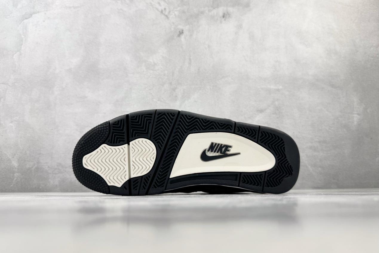 乔丹Nigel Sylvester x Jordan Air Jordan 4 Retro OG SP AJ4黑色低帮男子文化篮球鞋纯原版本 货号：HF4340-001