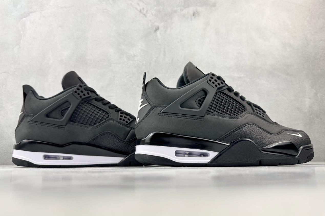 乔丹Nigel Sylvester x Jordan Air Jordan 4 Retro OG SP AJ4黑色低帮男子文化篮球鞋纯原版本 货号：HF4340-001