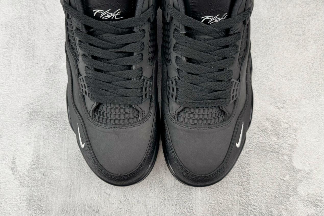 乔丹Nigel Sylvester x Jordan Air Jordan 4 Retro OG SP AJ4黑色低帮男子文化篮球鞋纯原版本 货号：HF4340-001