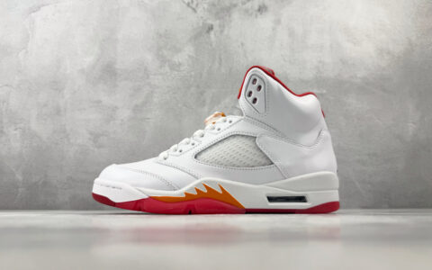 乔丹Jordan Air Jordan 5 “Sunset”AJ5白色男子高帮文化篮球鞋纯原版本 货号：IV5678-102