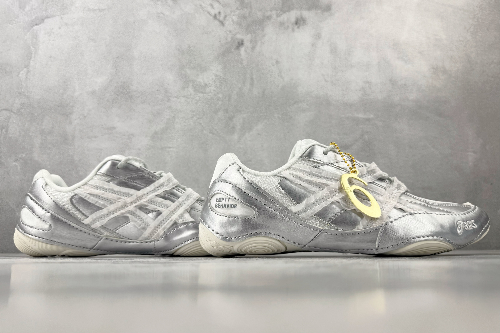 ASICS × empty behavior Hypersync 联名款 银灰色纯原版本 货号：1203B146-100