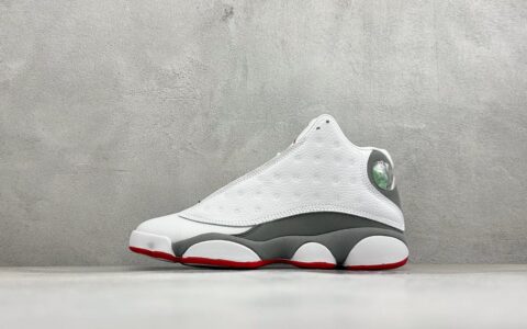 乔丹 Air Jordan 13 XIII Retro”Wolf Grey”迈克尔·乔丹银红黑AJ13代复古中帮文化休闲运动篮球鞋纯原版本 货号：414571-160