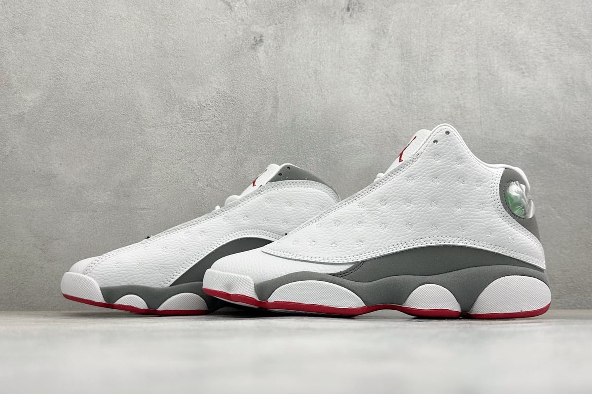乔丹 Air Jordan 13 XIII Retro"Wolf Grey"迈克尔·乔丹AJ13代复古中帮文化休闲运动篮球鞋-实拍图5