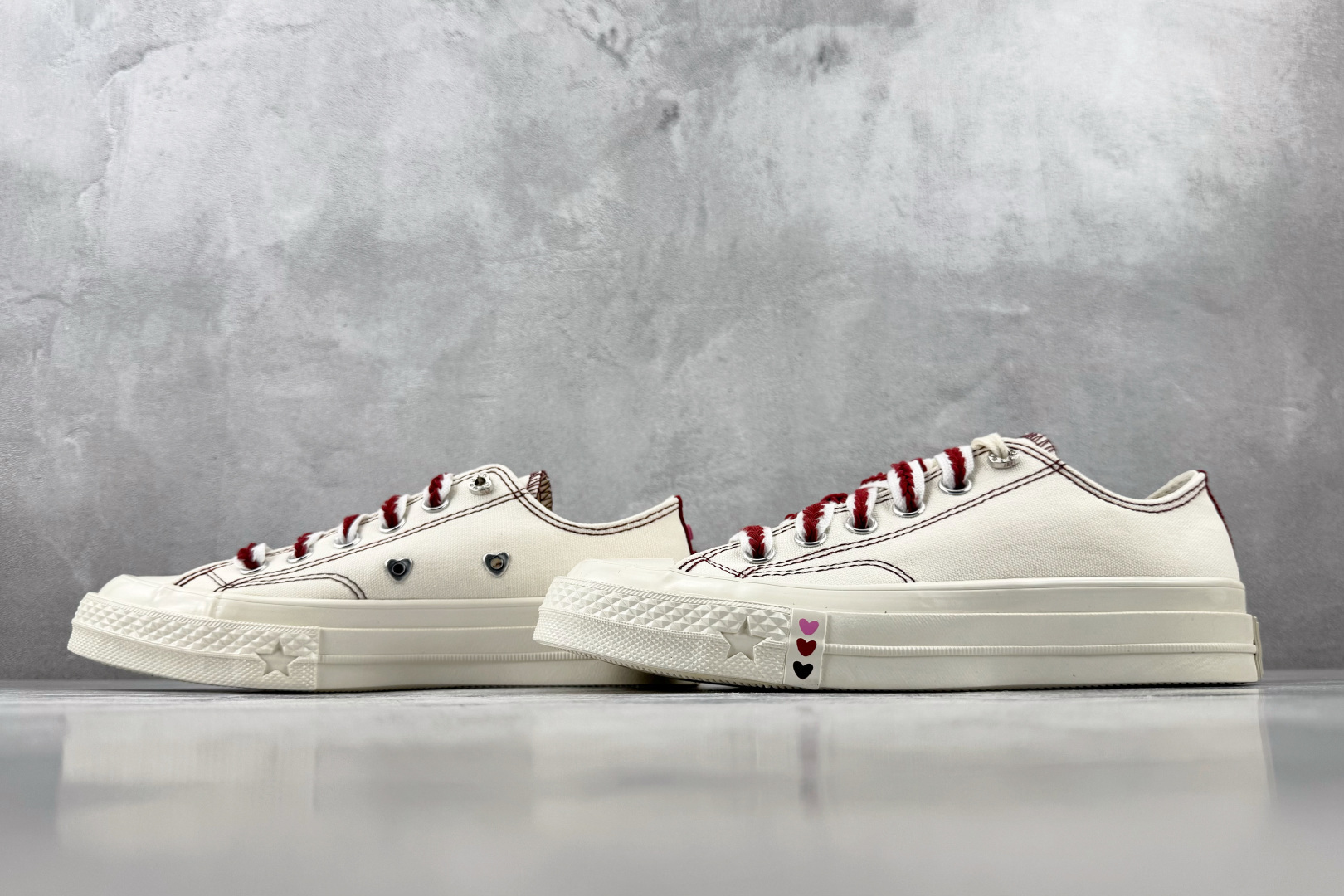 匡威 Converse CHUCK 70 X 米红-实拍图5