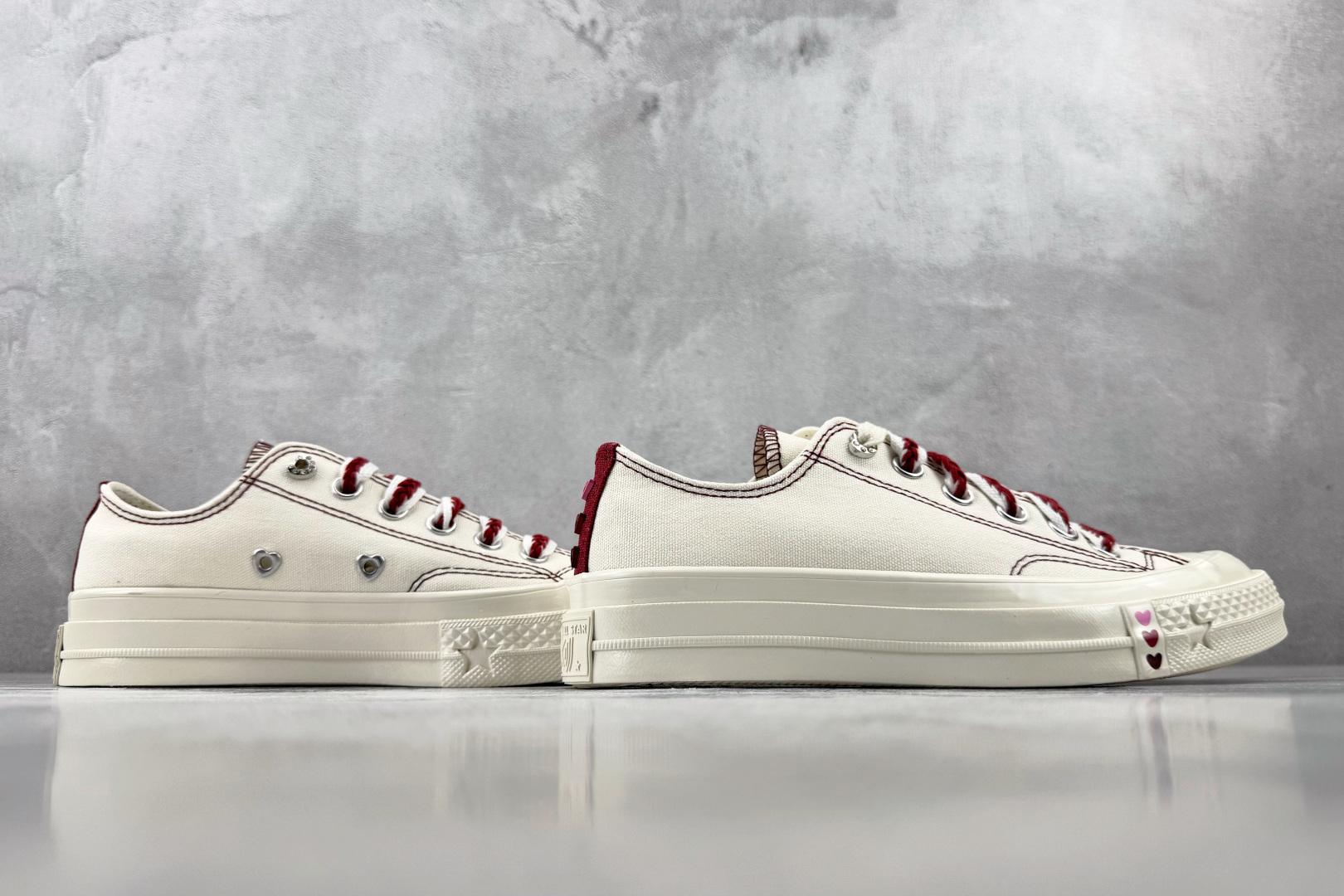 匡威 Converse CHUCK 70 X 米红-实拍图6