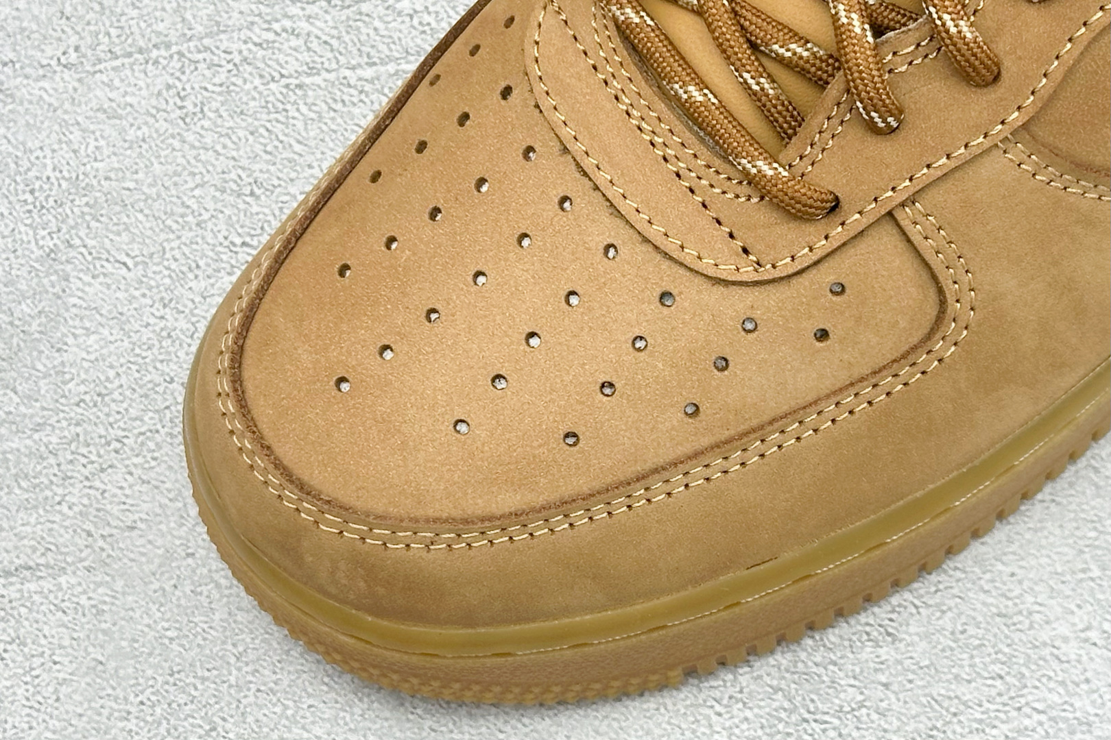 耐克Nike Air Force 1'07 WB AF1 小麦色 空军一号低帮板鞋-实拍图7