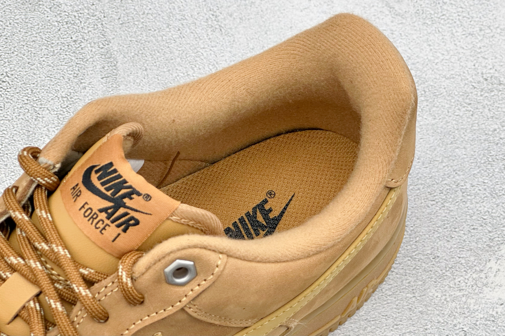 耐克Nike Air Force 1'07 WB AF1 小麦色 空军一号低帮板鞋-实拍图8