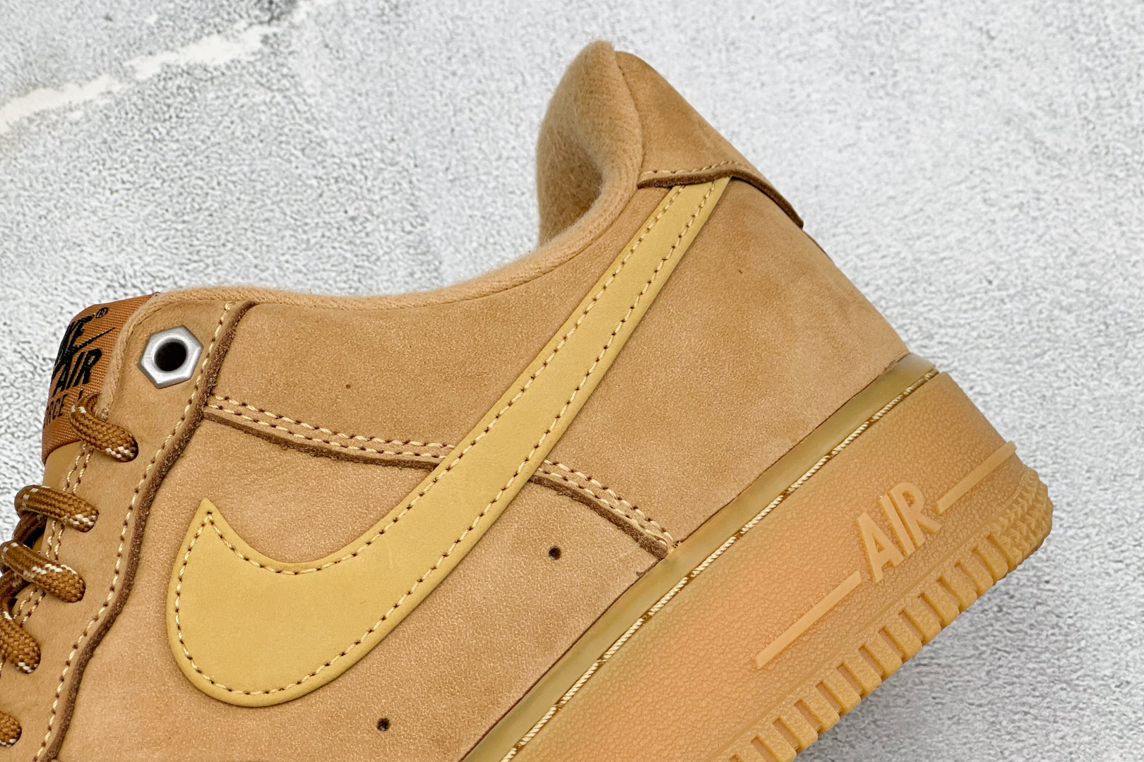 耐克Nike Air Force 1'07 WB AF1 小麦色 空军一号低帮板鞋-实拍图9