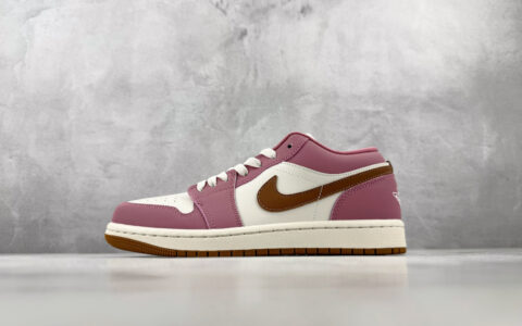 综合版 Jordan Air Jordan 1 粉棕白 纯原版本 货号：DC0774-609