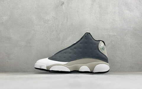 乔丹 Air Jordan 13 XIII Retro"Wolf Grey"迈克尔·乔丹银蓝黑AJ13代复古中帮文化休闲运动篮球鞋纯原版本 货号：DJ5982-060