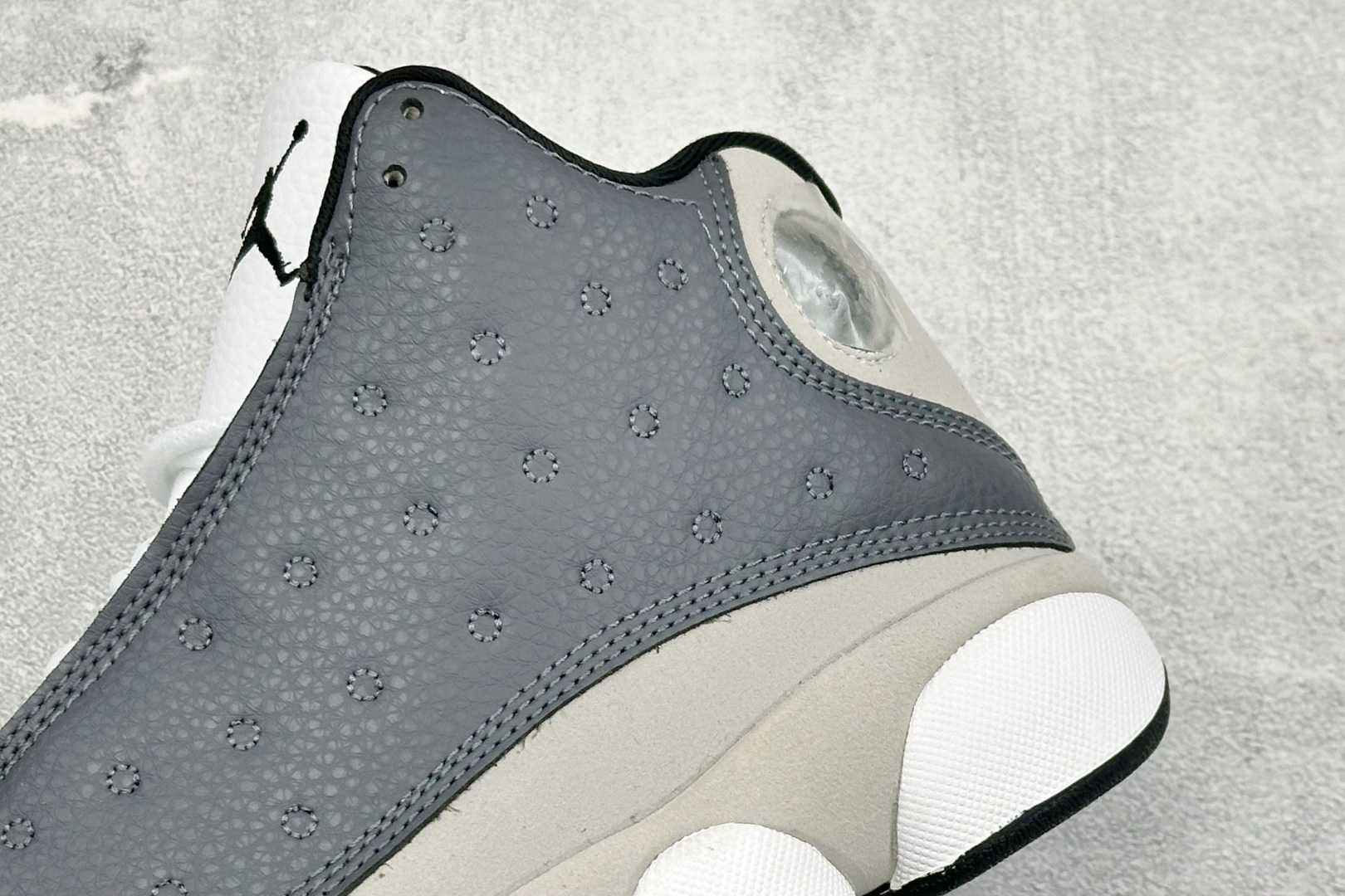 乔丹 Air Jordan 13 XIII Retro"Wolf Grey"迈克尔·乔丹AJ13代复古中帮文化休闲运动篮球鞋-实拍图9