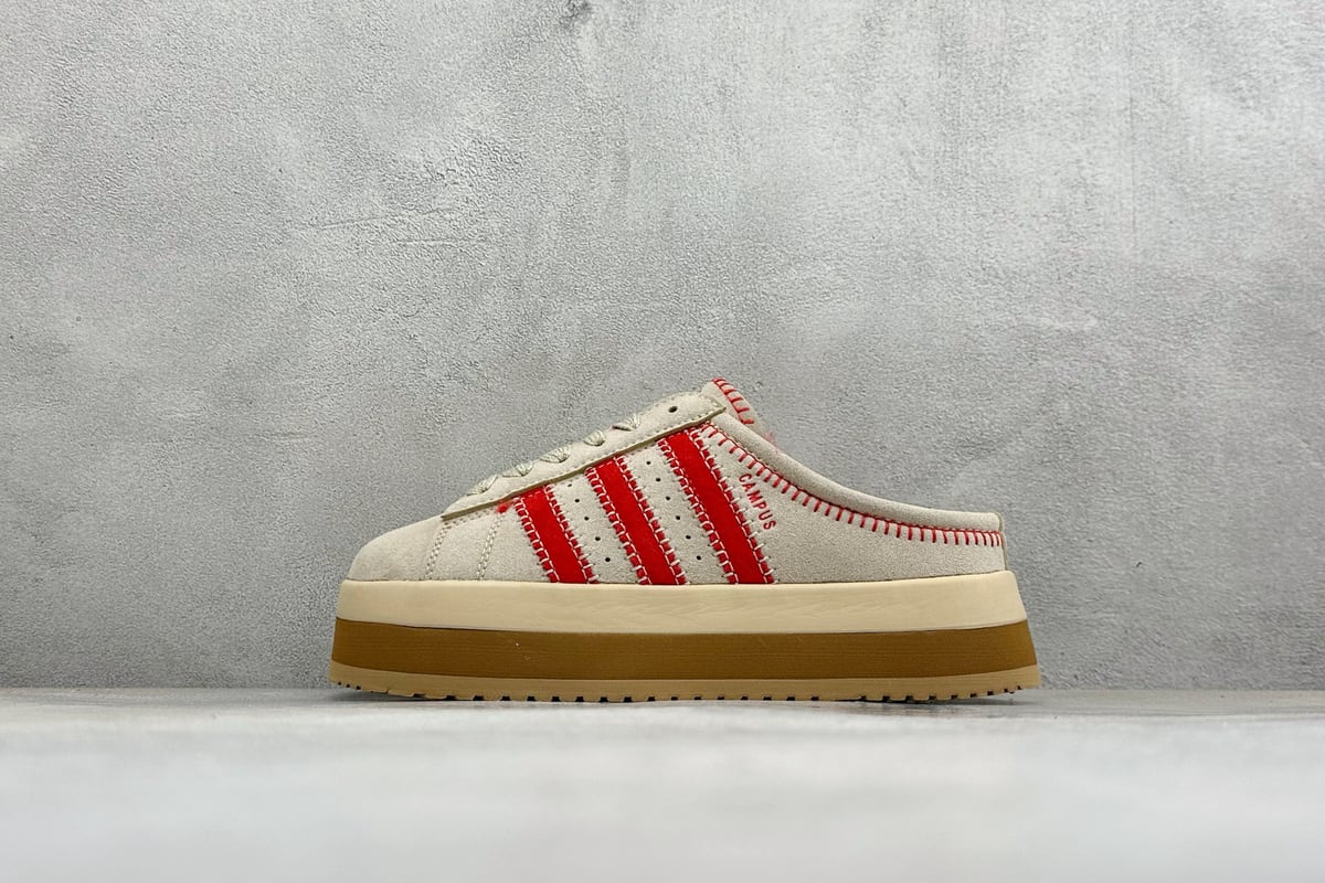 阿迪达斯 Adidas CAMPUS 00s WTR LO W 阿迪系列面包风经典复古低帮百搭休闲半拖-实拍图1