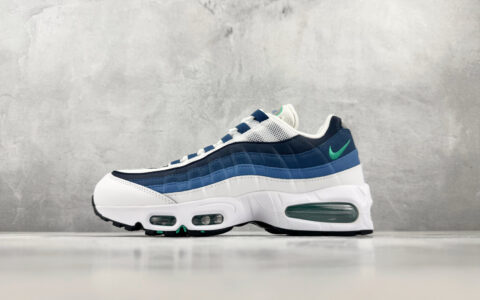耐克Nike Air Max 95 Big Bubble Slate 白蓝 纯原版本 货号：IH7855-100