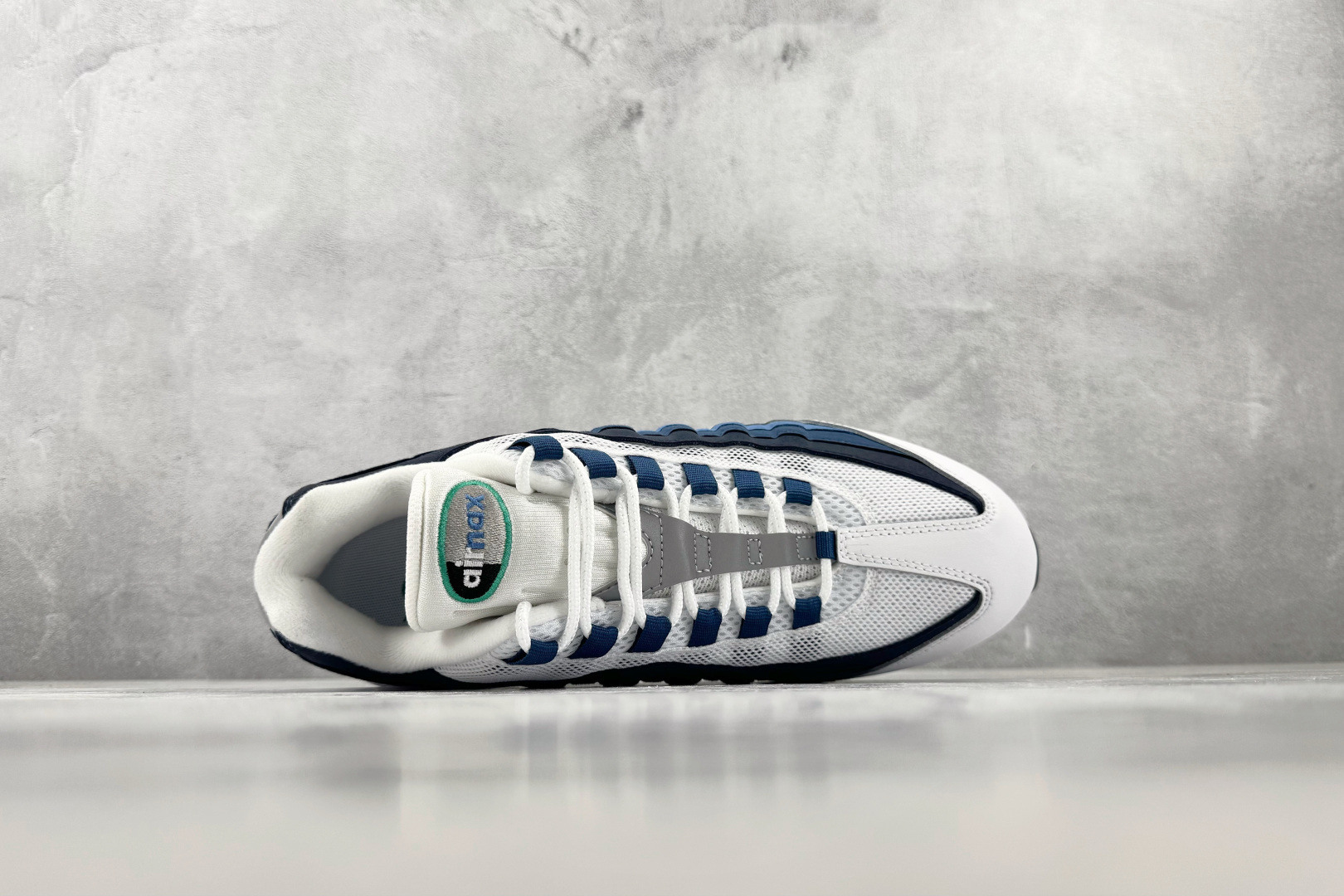 耐克Nike Air Max 95 Big Bubble Slate 白蓝-实拍图3