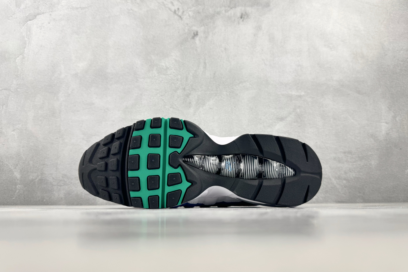 耐克Nike Air Max 95 Big Bubble Slate 白蓝-实拍图4
