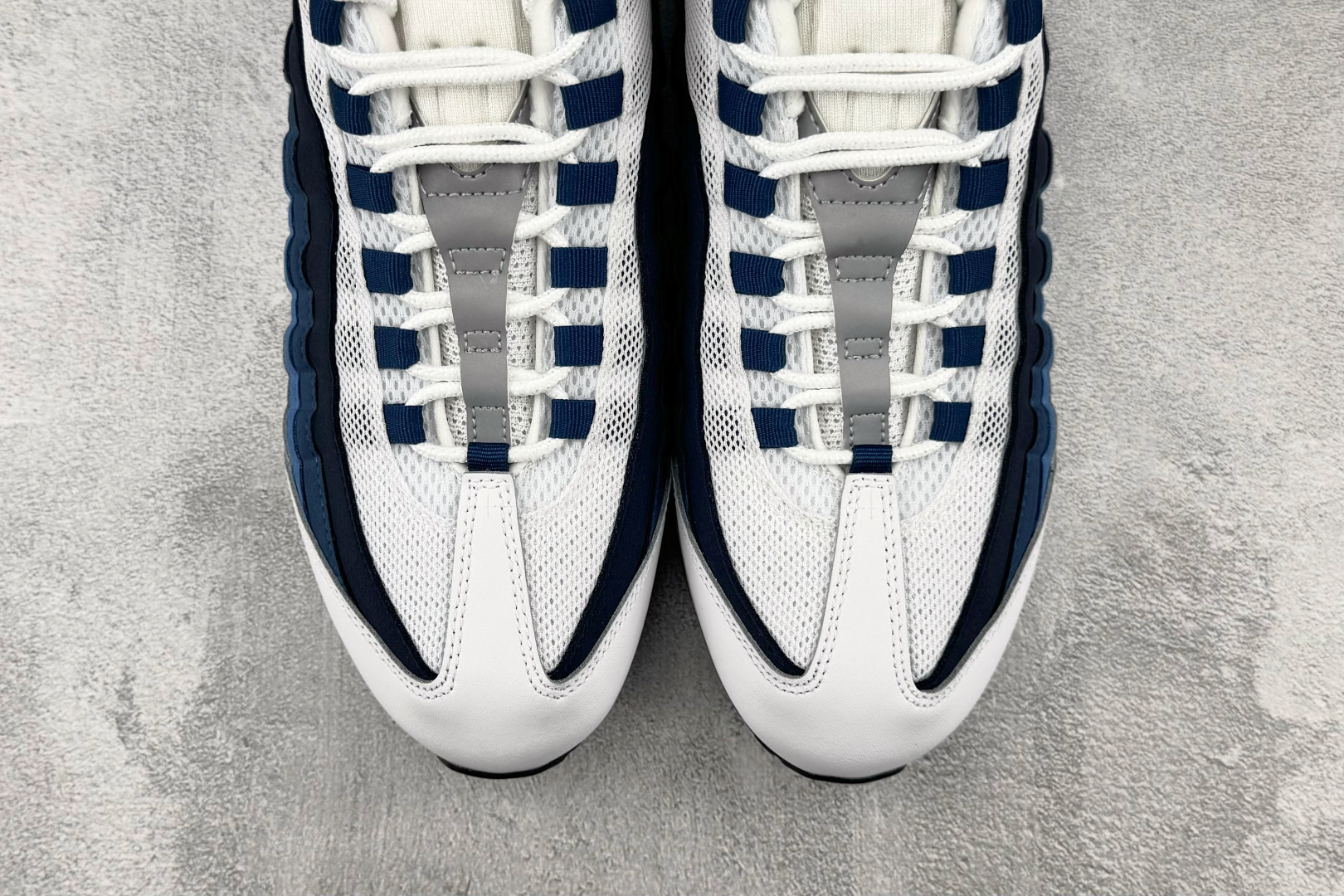 耐克Nike Air Max 95 Big Bubble Slate 白蓝-实拍图7