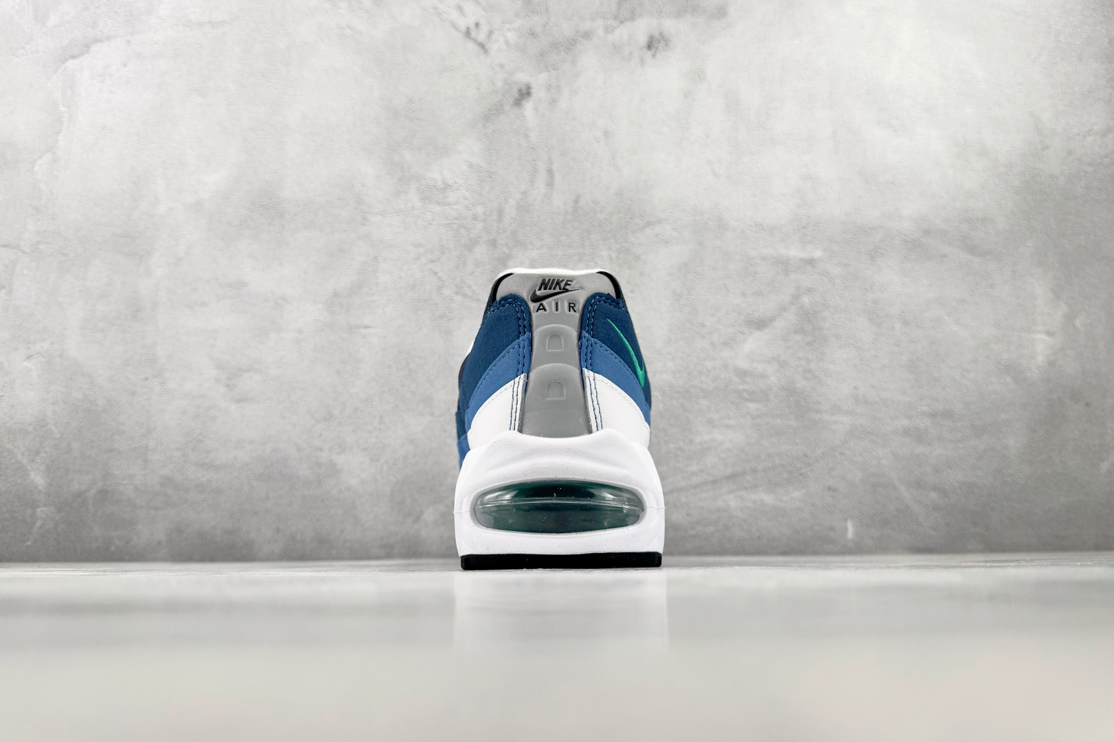 耐克Nike Air Max 95 Big Bubble Slate 白蓝-实拍图9