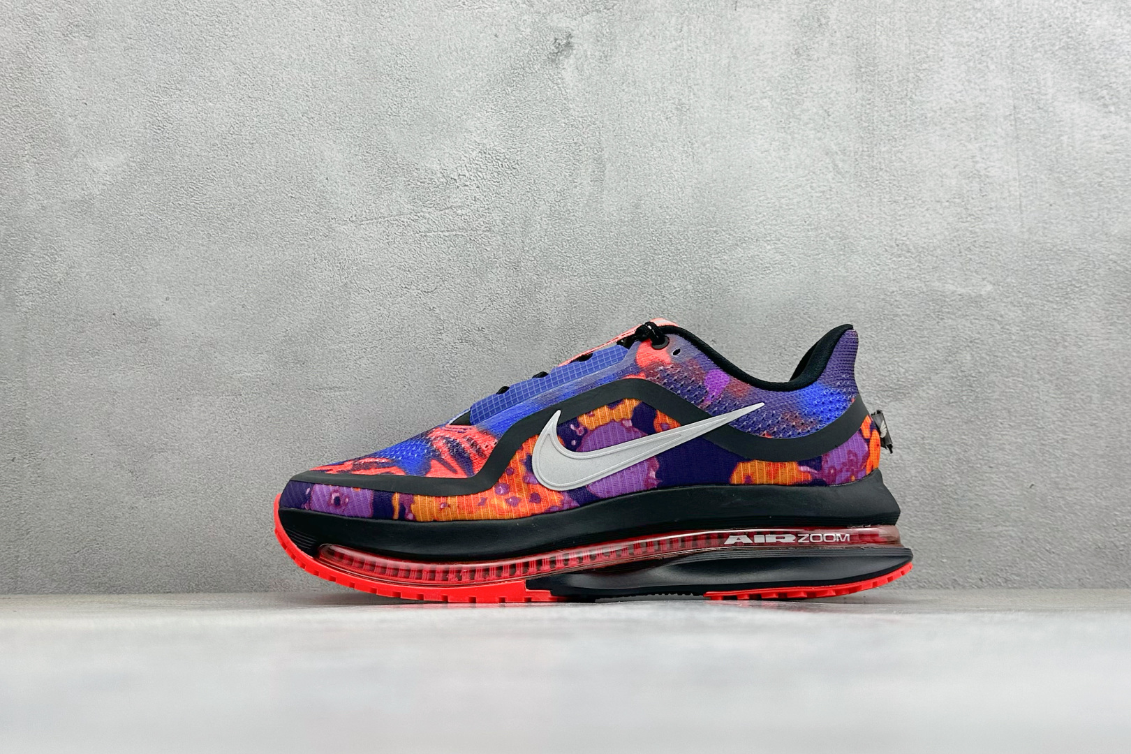 耐克 Nike Air Zoom Pegasus Premium 耐克紫蓝橙网面全掌气垫缓震跑鞋-实拍图1