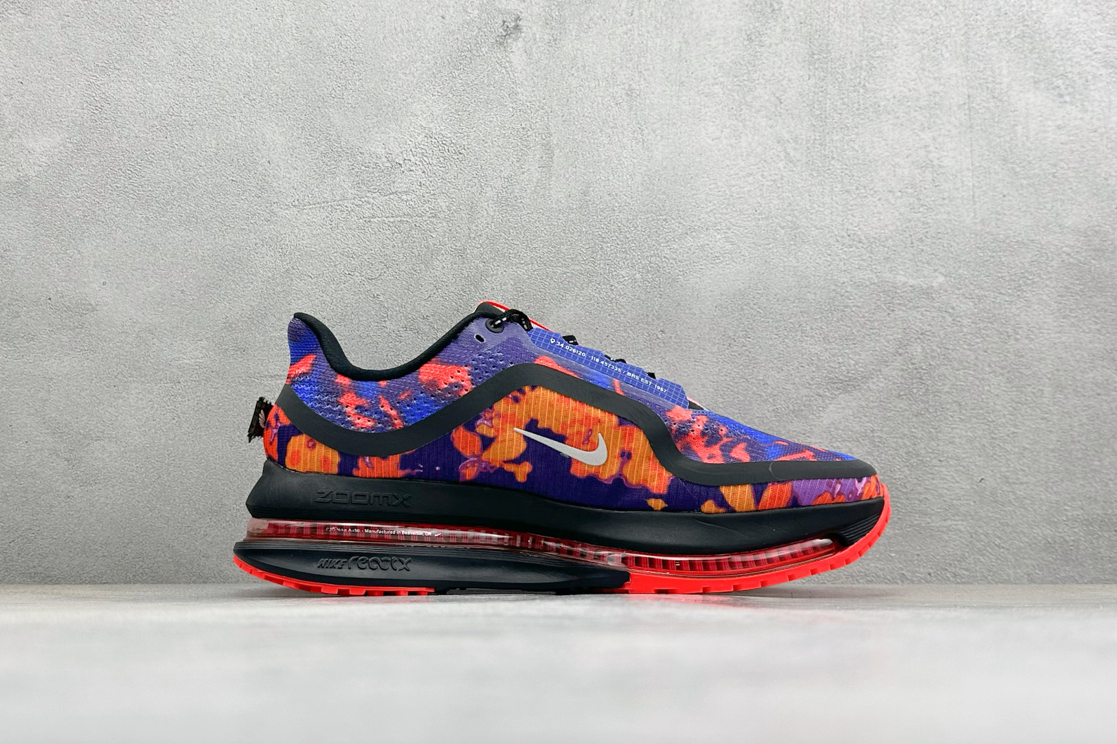 耐克 Nike Air Zoom Pegasus Premium 耐克紫蓝橙网面全掌气垫缓震跑鞋-实拍图2