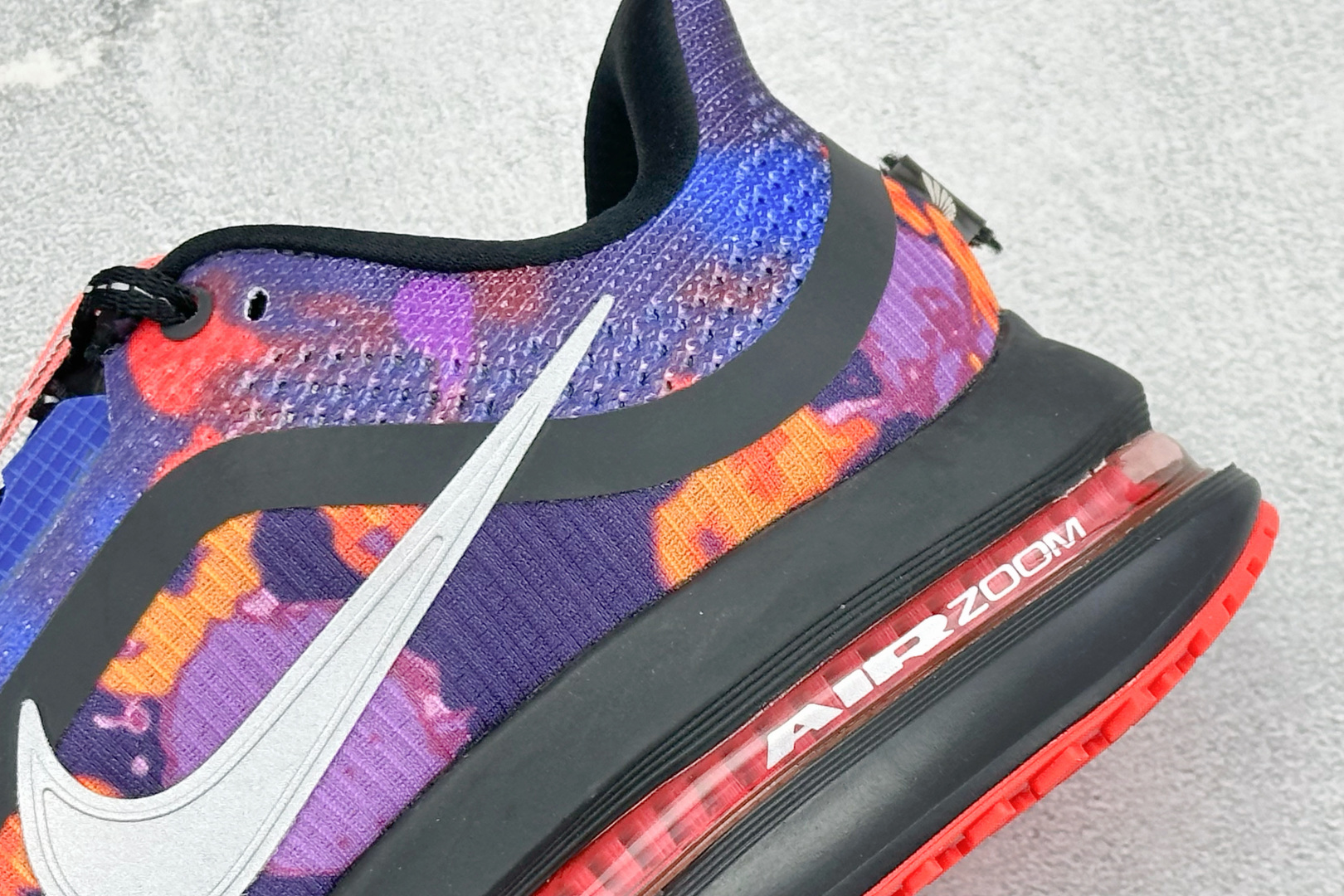 耐克 Nike Air Zoom Pegasus Premium 耐克紫蓝橙网面全掌气垫缓震跑鞋-实拍图9