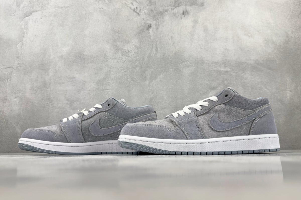 综合版 Jordan Air Jordan 1 雾蓝灰-实拍图5