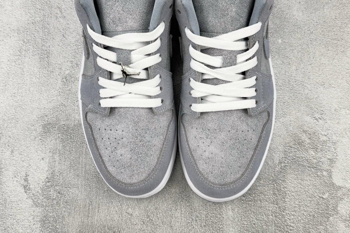 综合版 Jordan Air Jordan 1 雾蓝灰-实拍图7