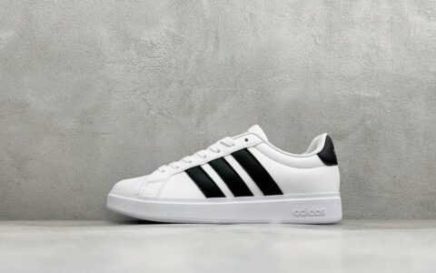阿迪达斯 Adidas STREETTALK阿迪达斯白银黑夏季新款贝壳头3.0低帮休闲板鞋纯原版本 货号：JP8275