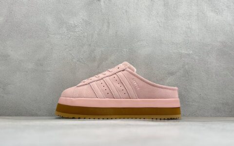 阿迪达斯 Adidas CAMPUS 00s WTR LO W 阿迪系列面包风经典复古低帮百搭休闲半拖 银红橙纯原版本 货号：JR3238