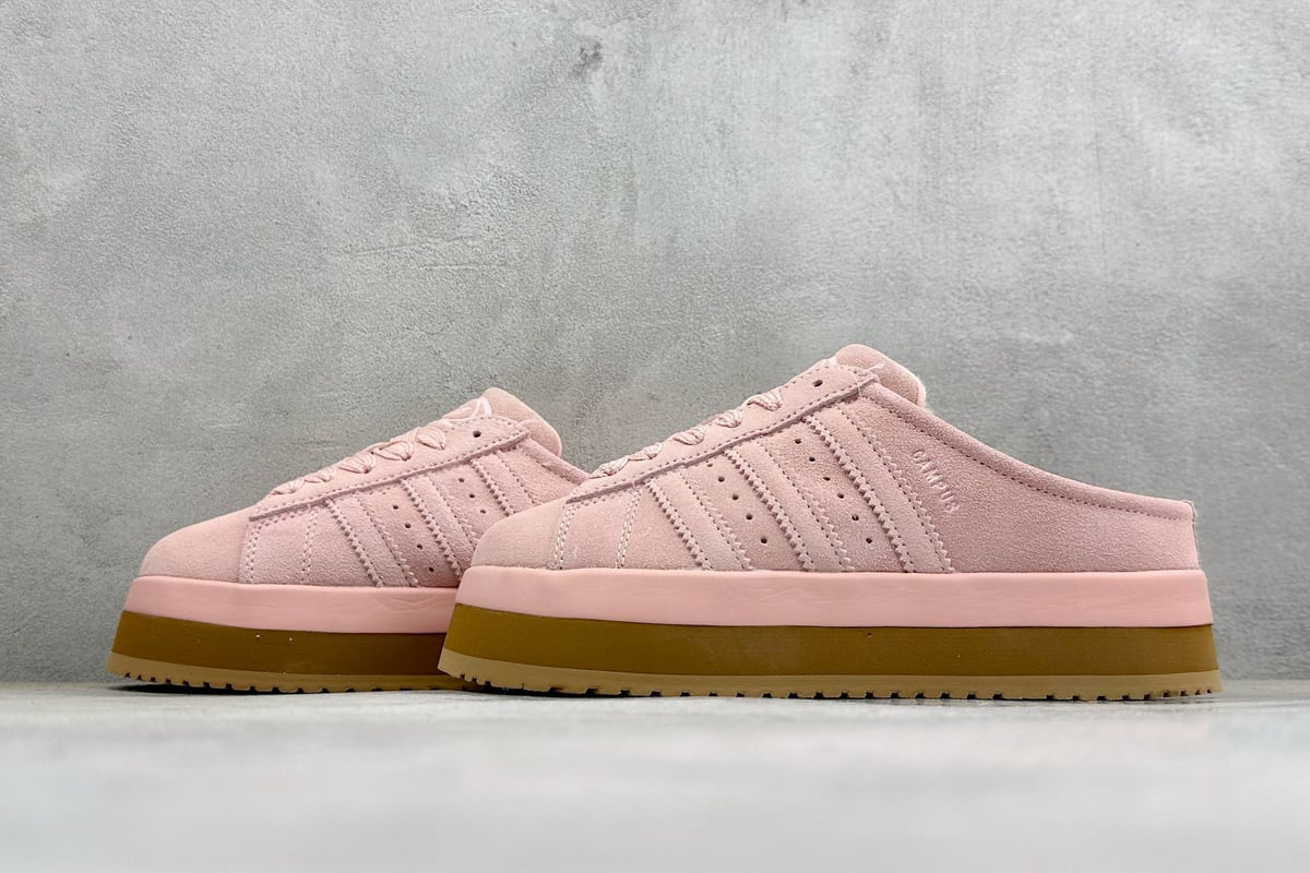 阿迪达斯 Adidas CAMPUS 00s WTR LO W 阿迪系列面包风经典复古低帮百搭休闲半拖-实拍图5