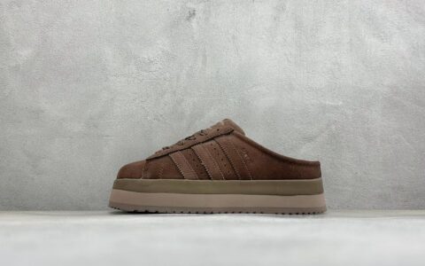 阿迪达斯 Adidas CAMPUS 00s WTR LO W 阿迪系列面包风经典复古低帮百搭休闲半拖 银橙黑纯原版本 货号：JR3731