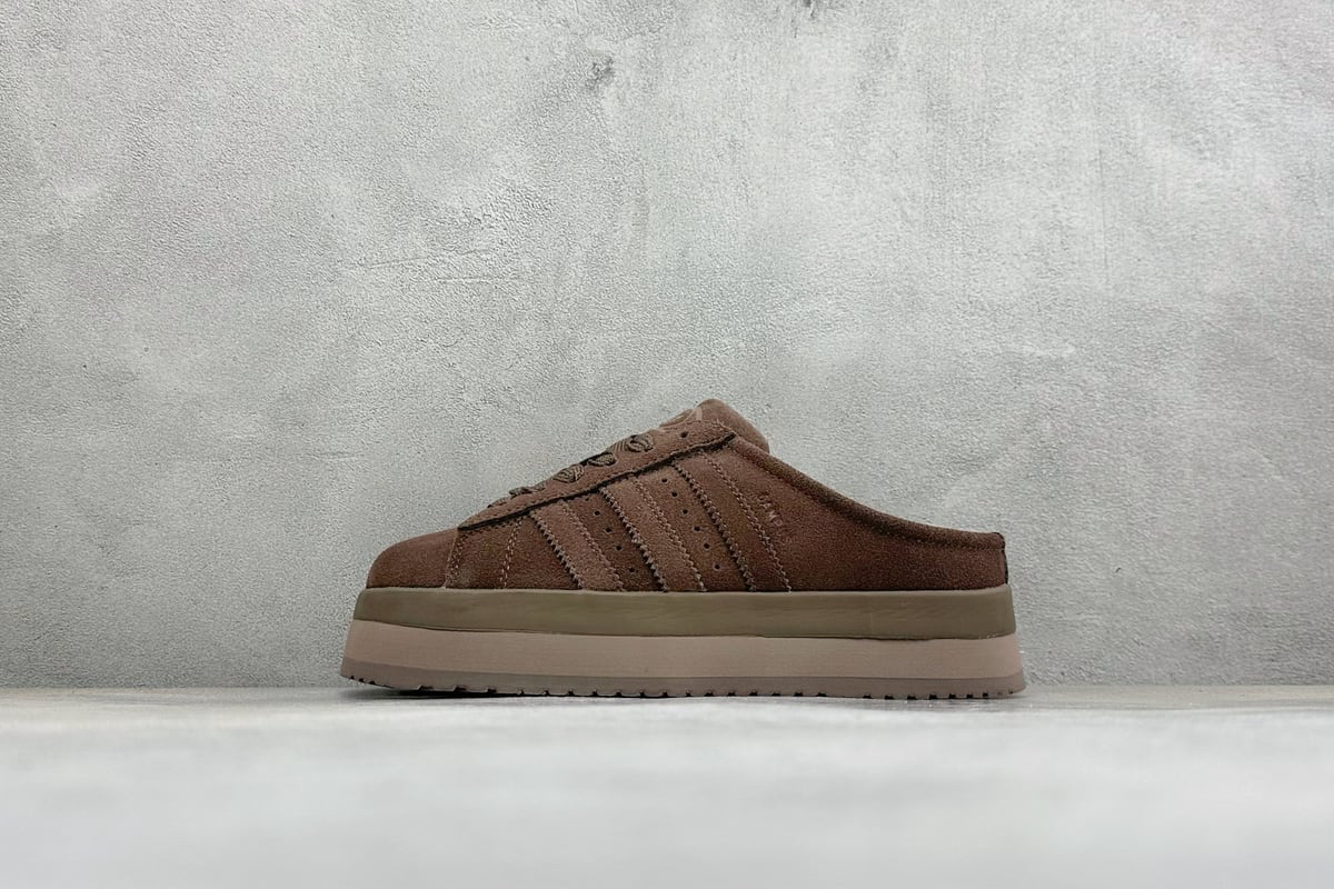 阿迪达斯 Adidas CAMPUS 00s WTR LO W 阿迪系列面包风经典复古低帮百搭休闲半拖-实拍图1