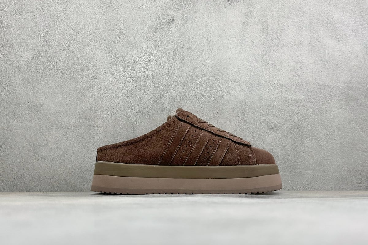 阿迪达斯 Adidas CAMPUS 00s WTR LO W 阿迪系列面包风经典复古低帮百搭休闲半拖-实拍图2