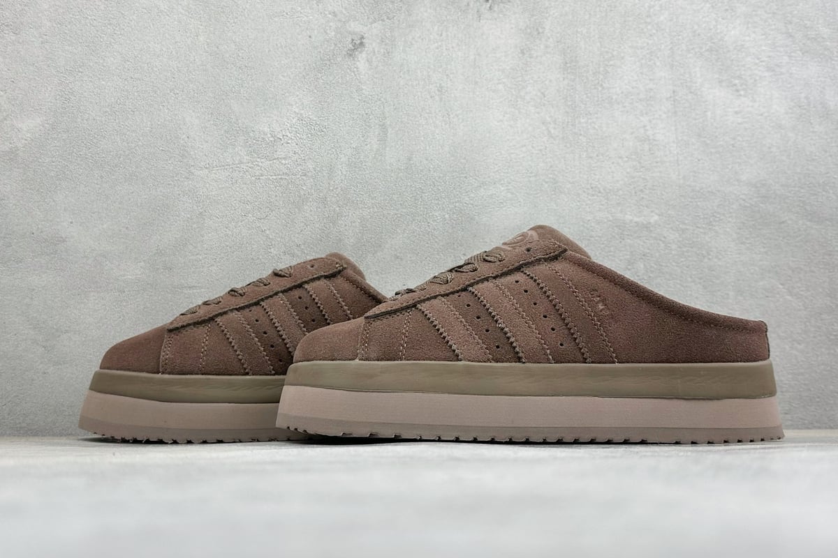 阿迪达斯 Adidas CAMPUS 00s WTR LO W 阿迪系列面包风经典复古低帮百搭休闲半拖-实拍图5