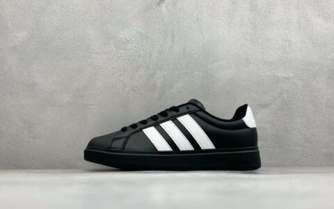 阿迪达斯 Adidas STREETTALK阿迪达斯银蓝黑夏季新款贝壳头3.0低帮休闲板鞋纯原版本 货号：JS5053