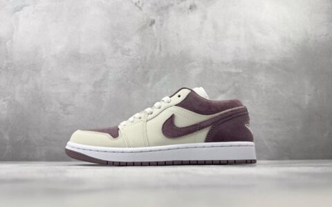 乔丹Air Jordan 1 浅紫银粉红纯原版本 货号：DC0774-117