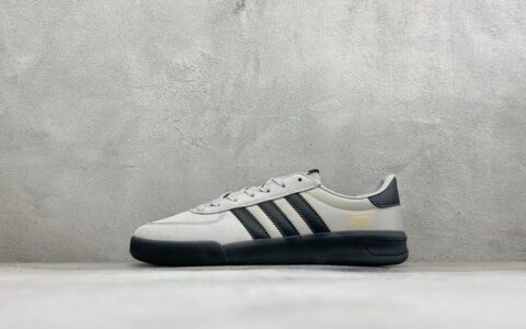 阿迪达斯Adidas Glenburn 阿迪达斯银蓝黑经典复古校园休闲板鞋纯原版本 货号：HP3513
