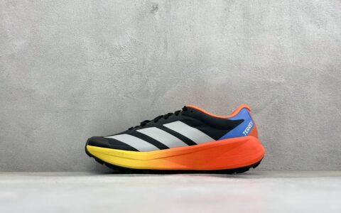 阿迪达斯Adidas Terrex Agravic 4 阿迪达斯银红橙系带缓震轻质舒适百搭低帮马拉松运动跑步鞋纯原版本 货号：KJ1291