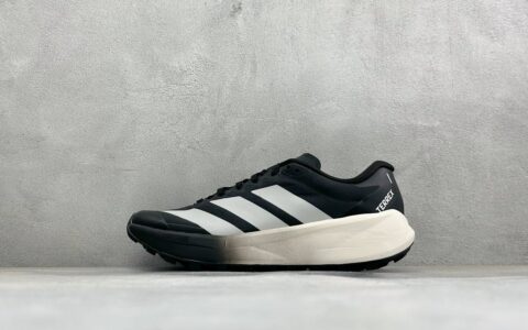阿迪达斯Adidas Terrex Agravic 4 阿迪达斯白银蓝系带缓震轻质舒适百搭低帮马拉松运动跑步鞋纯原版本 货号：KJ8870