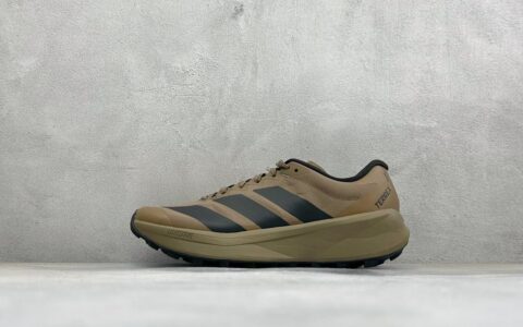 阿迪达斯Adidas Terrex Agravic 4 阿迪达斯米银橙系带缓震轻质舒适百搭低帮马拉松运动跑步鞋纯原版本 货号：KJ8874
