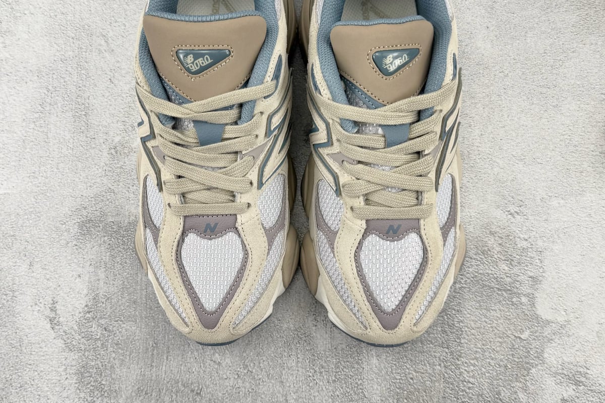 新百伦 New Balance NB 9060 白蓝-实拍图7