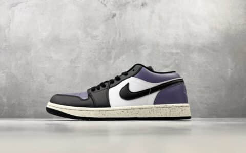 乔丹Air Jordan 1 黑白紫蓝纯原版本 货号：553558-081