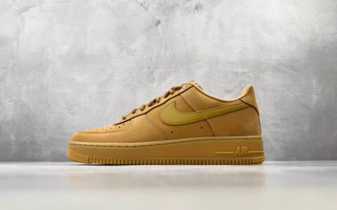 耐克Nike Air Force 1 07 LV8 Workboot 小麦色棕橙纯原版本 货号：CJ9179-200